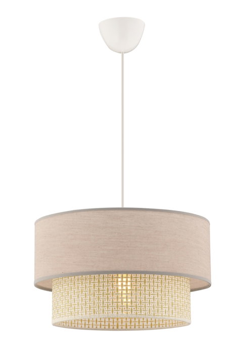 Opviq Echo Lámpara de araña Crema y Beige